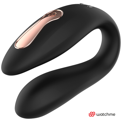 Vibratore telecomandato Anne s desire dual con orologio nero / oro