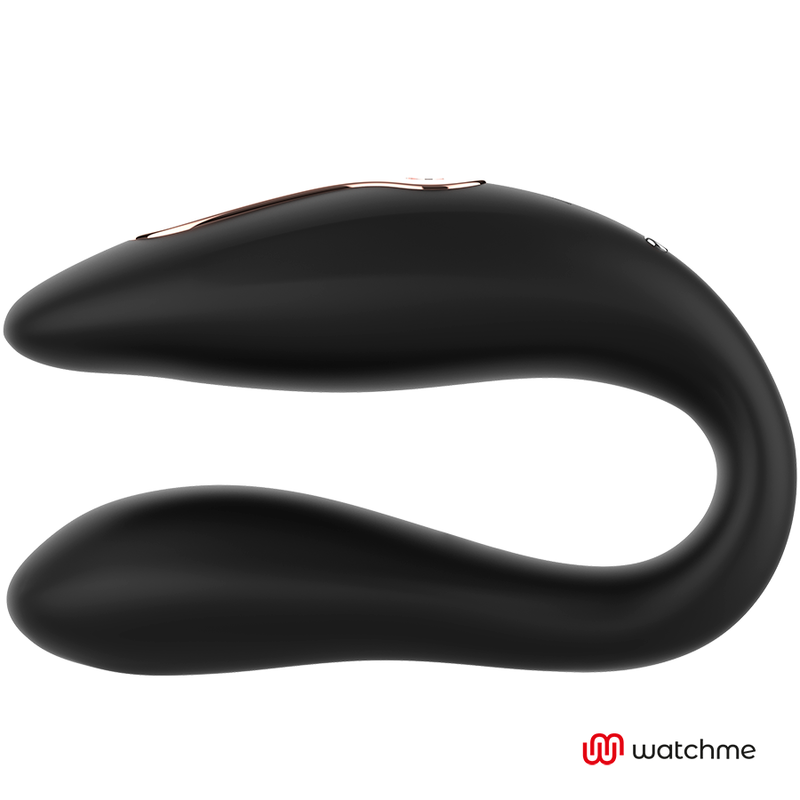 Vibratore telecomandato Anne s desire dual con orologio nero / oro