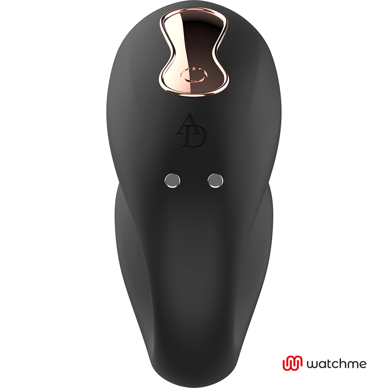 Vibratore telecomandato Anne s desire dual con orologio nero / oro