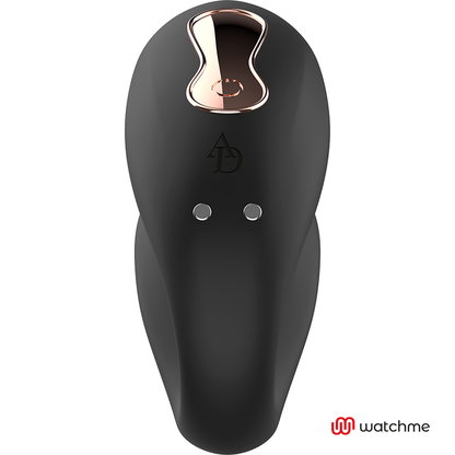 Vibratore telecomandato Anne s desire dual con orologio nero / oro
