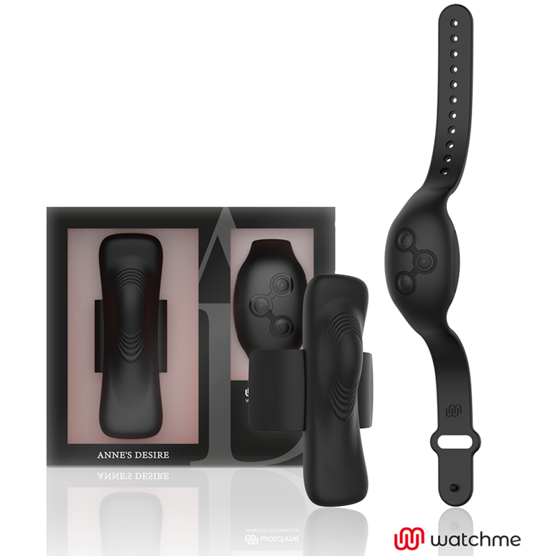 Vibratore telecomandato Anne's desire panty pleasure con orologio nero