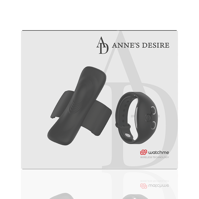 Vibratore telecomandato Anne's desire panty pleasure con orologio nero