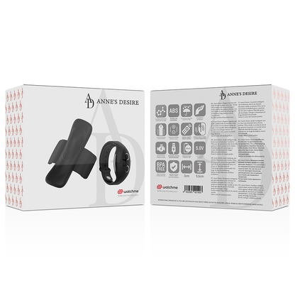 Vibratore telecomandato Anne's desire panty pleasure con orologio nero