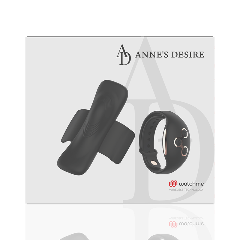 Vibratore telecomandato Anne's desire panty pleasure nero/ oro con orologio