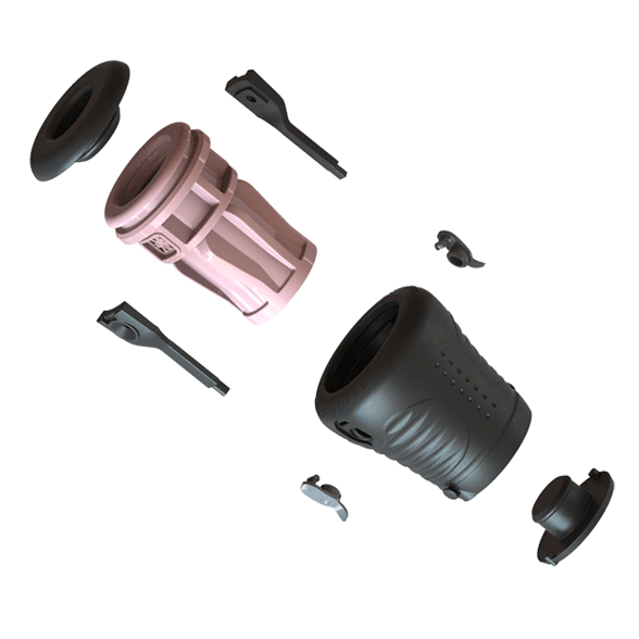Masturbatore da uomo - Electrastim jack socket electro stimulation