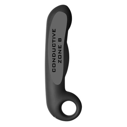 Electrastim ovid silicone noir dildo