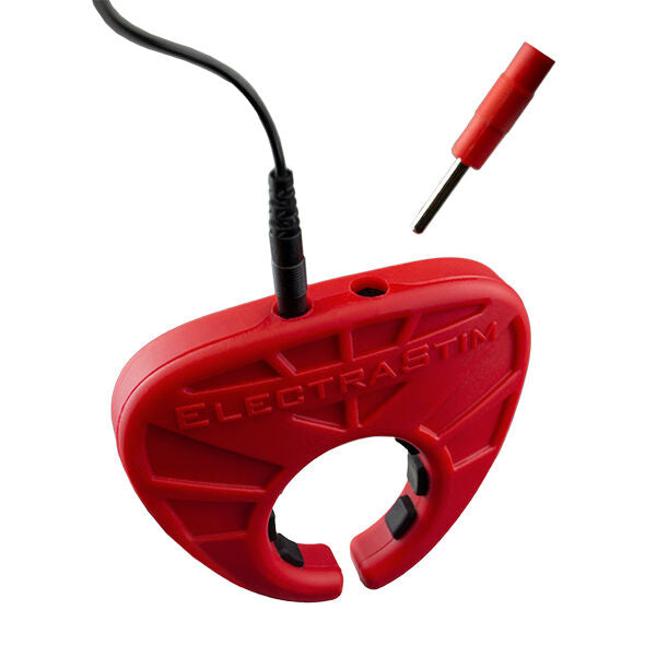 Anneau vibrant Electrastim Viper avec électrostimulateur Rouge