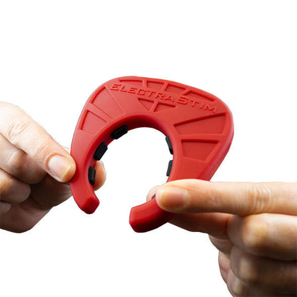 Anneau vibrant Electrastim Viper avec électrostimulateur Rouge