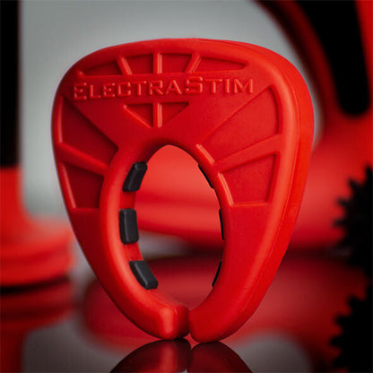 Anneau vibrant Electrastim Viper avec électrostimulateur Rouge