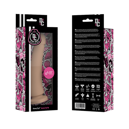 Delta club - giocattoli dildo silicone medico naturale 17 cm -o- 3 cm