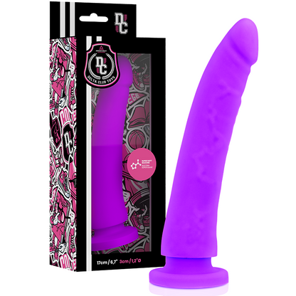 Delta club toys dildo lila silicona medica 17 x 3cm