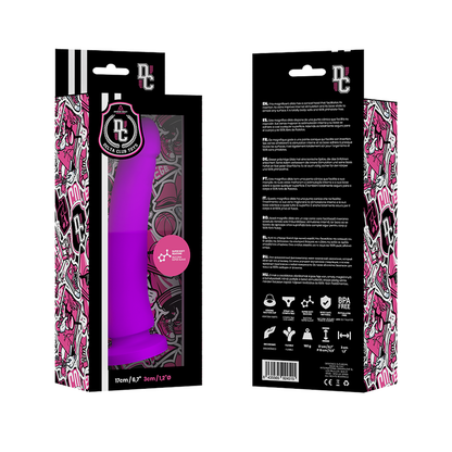 Delta club toys dildo lila silicona medica 17 x 3cm