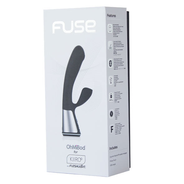 Vibratore Rabbit Kiiroo Ohmibod Fuse Nero
