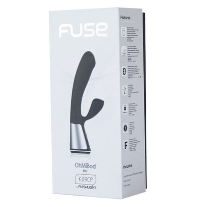 Vibratore Rabbit Kiiroo Ohmibod Fuse Nero