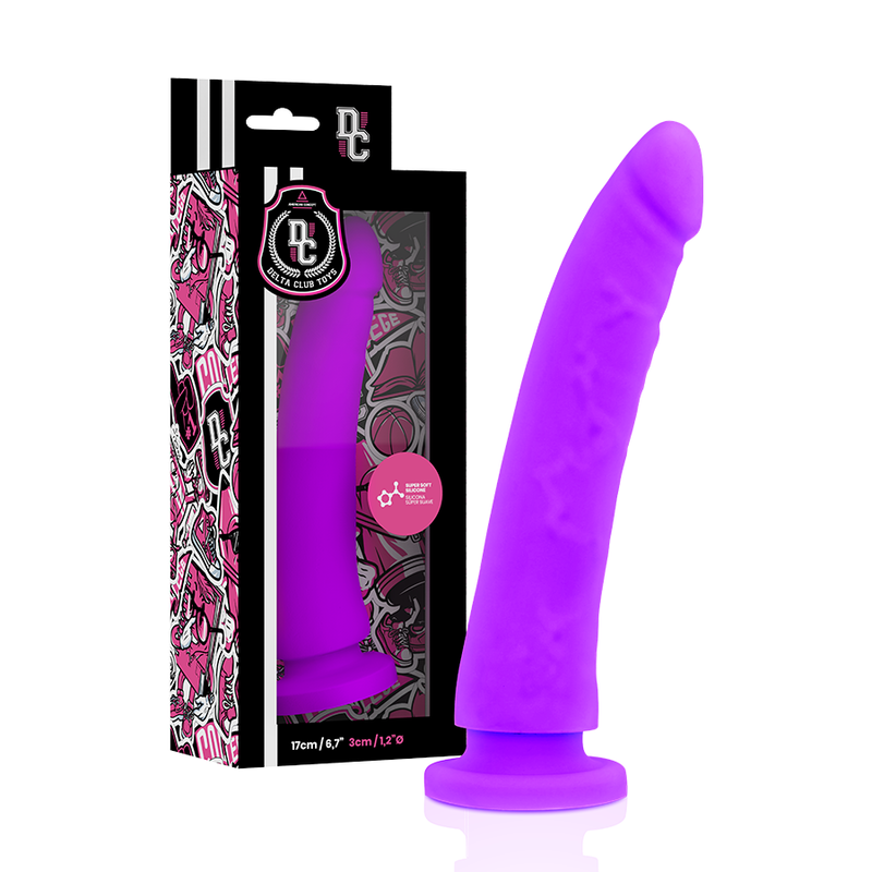 Gode-ceinture Delta Club violet 17 cm