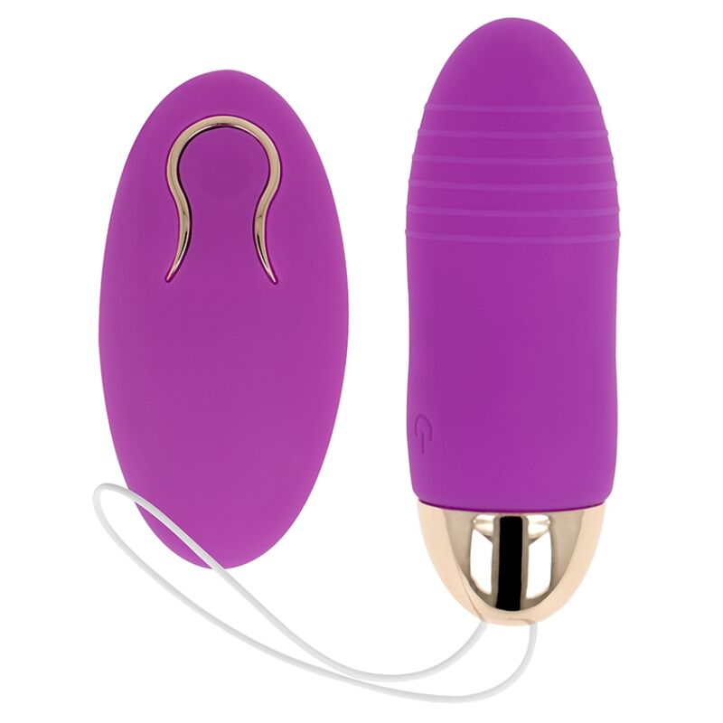 Œuf vibrant télécommandé - Ohmama lilas et doré