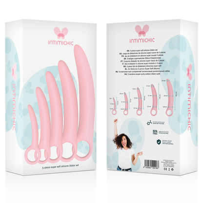 Dilatatori vaginali Intimichic 5 pezzi rosa