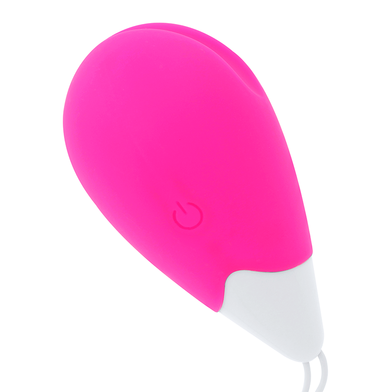 Ovetto vibrante - Ohmama telecomandato rosa e bianco