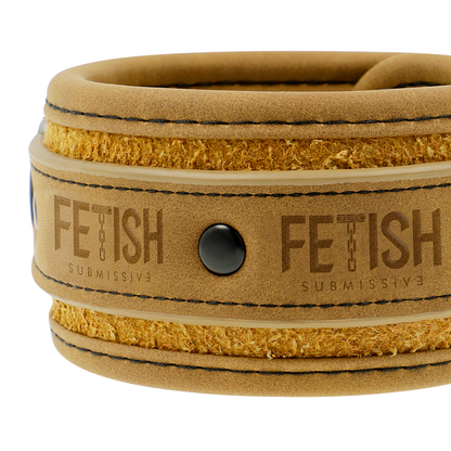 FETISH SUBMISSIVE ORIGIN - MANETTE IN PELLE VEGANA CON FODERA IN NEOPRENE