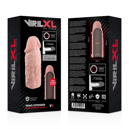 Virilxl extension de pene liquid silicone v3 natural