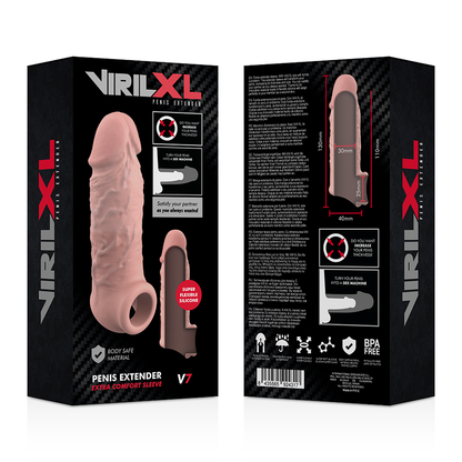 Virilxl extension de pene liquid silicone v7 natural