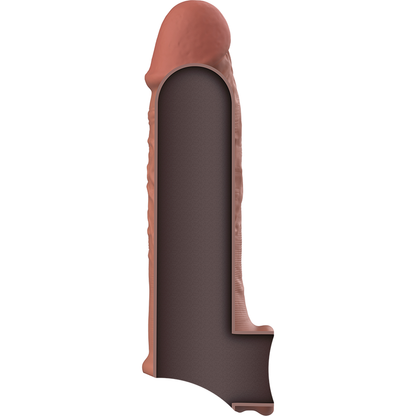 Virilxl extension de pene liquid silicone v9 marrÓn