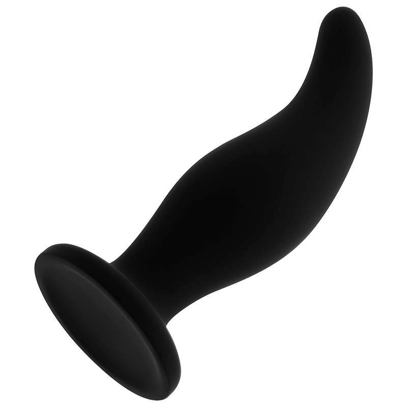 Ohmama plug anal silicona curvado punto p 12 cm