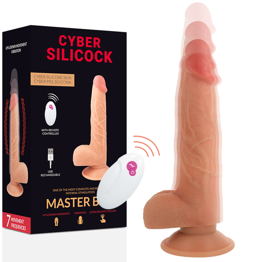 Vibratore telecomandato - Cyber silicock realistico master ben up and down