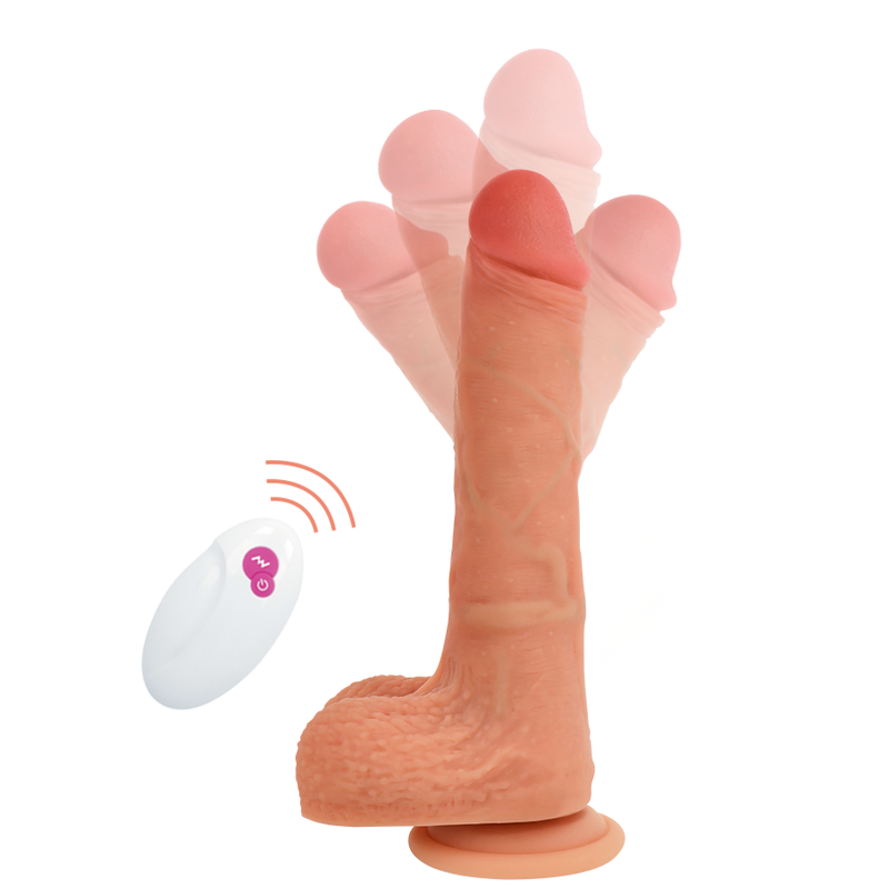 Vibratore telecomandato - Cyber silicock realistico mr rick up and down