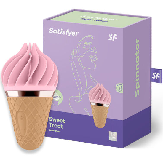 Spinnator marrone e rosa soddisfatto dolce