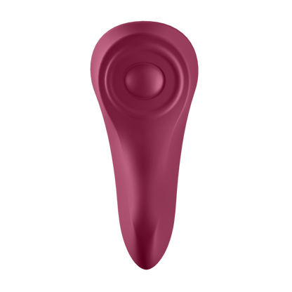 Vibratore clitoride - Satisfyer Secret Sexy panty con app bordeaux