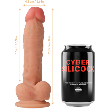 Cyber silicock  magnus realistico silicona liquida 20.5cm