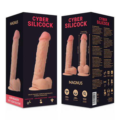 Cyber silicock  magnus realistico silicona liquida 20.5cm