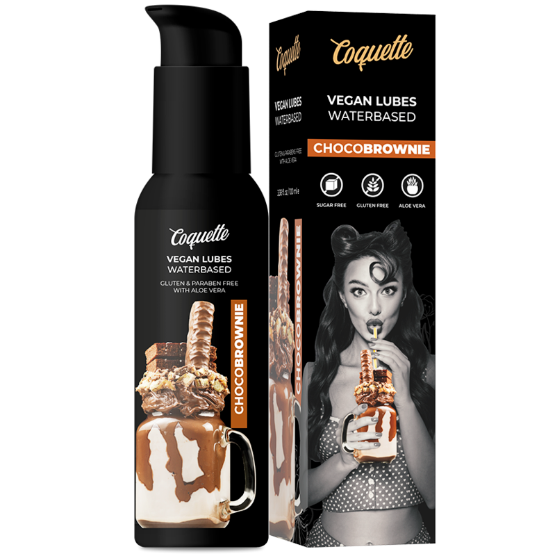 Coquette premium experience lubricante vegano chocobrownie 100ml