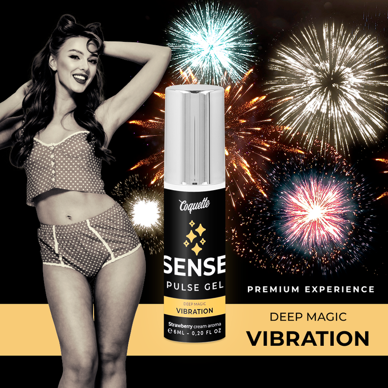 Coquette pulse gel fragola magic vibration premium 6ml