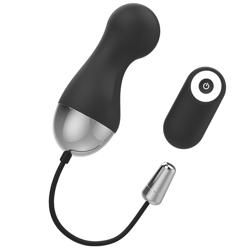 Ovetto vibrante Brilly glam ian con telecomando nero