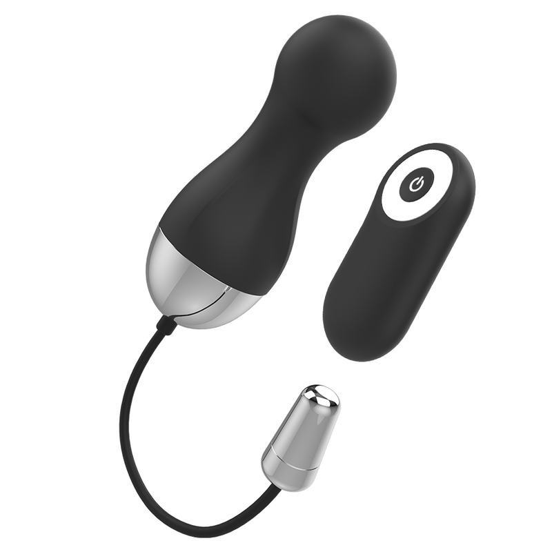 Ovetto vibrante Brilly glam ian con telecomando nero