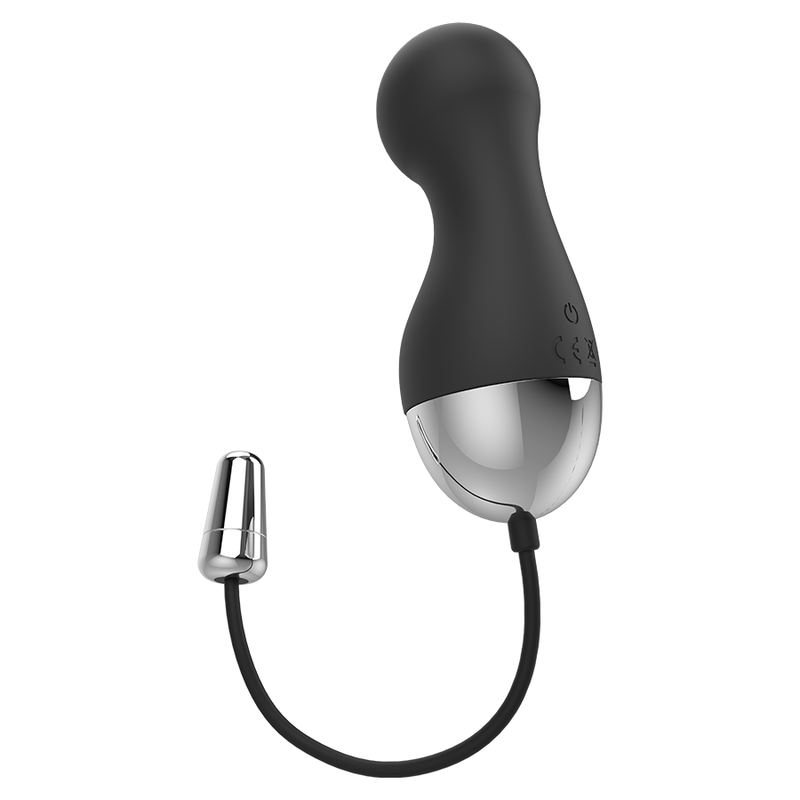 Ovetto vibrante Brilly glam ian con telecomando nero
