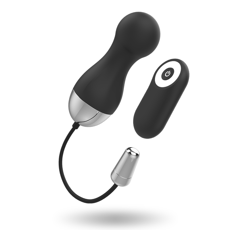 Ovetto vibrante Brilly glam ian con telecomando nero