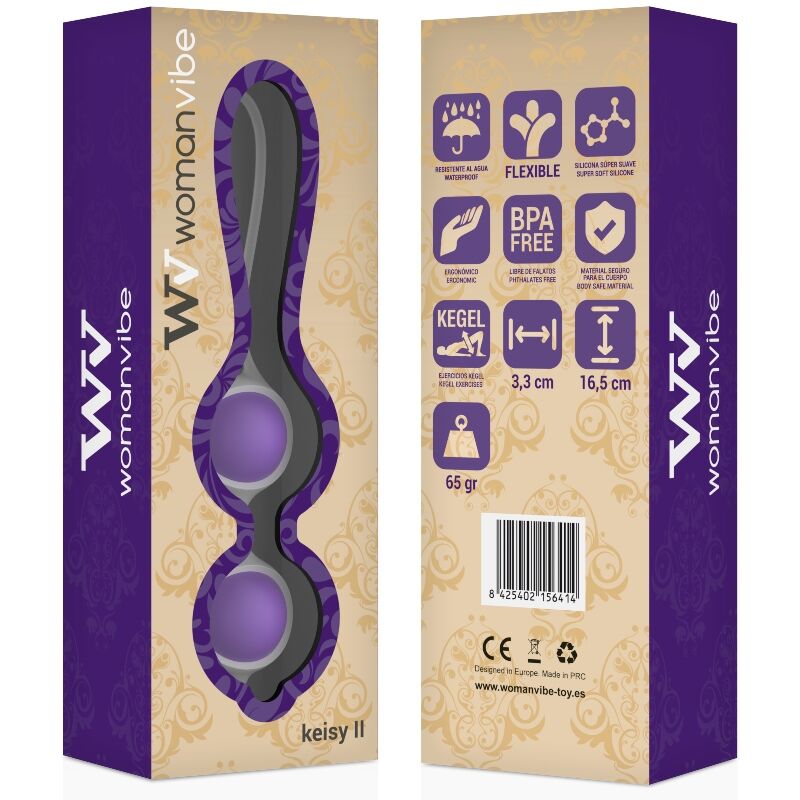 Palline vaginali Womanvibe keisy II