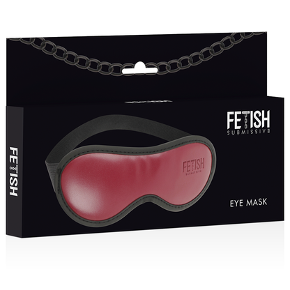 Fetish submissive dark room antifaz cuero vegano ii