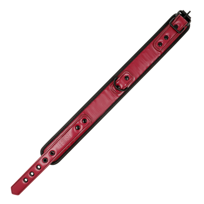 Fetish Submissive dark Room Collare con Catena Rosso/Nero