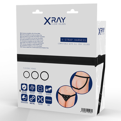 Strap-on dildo X-ray Imbracatura e anelli regolabili
