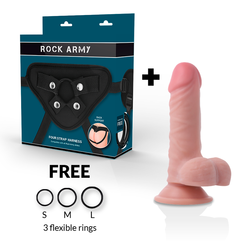 Strap-on dildo Rockarmy 17 cm