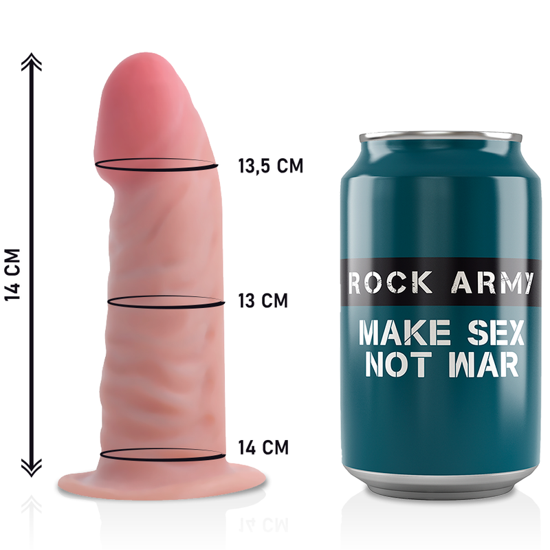 Strap-on dildo Rockarmy 14 cm