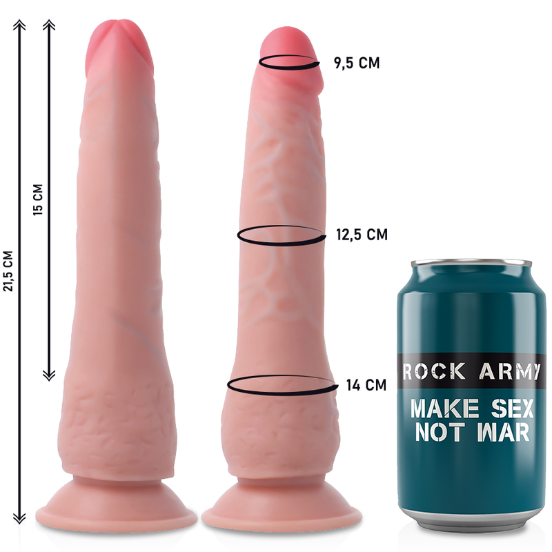 Strap-on dildo Rockarmy 21,5 cm