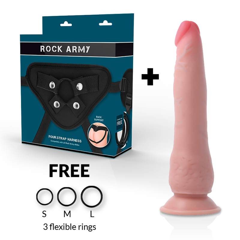 Strap-on dildo Rockarmy 21,5 cm