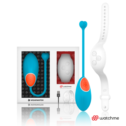 Ovetto vibrante Wearwatch egg wireless technology watchme blu e bianco