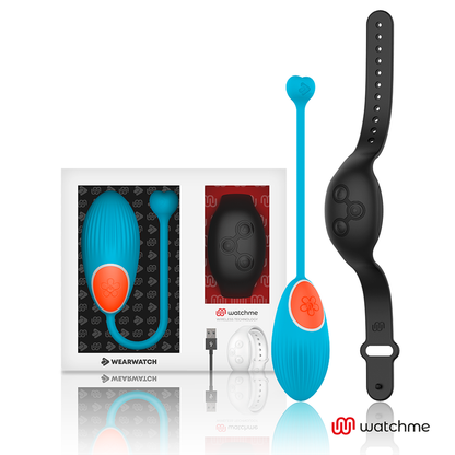 Ovetto vibrante Wearwatch egg wireless tecnologia watchme blu e nero