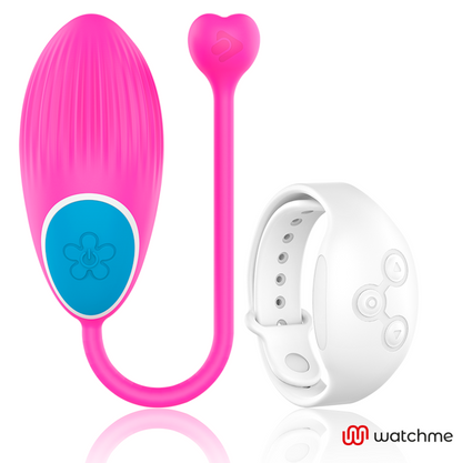 Ovetto vibrante Wearwatch egg wireless tecnologia watchme fucsia e bianco